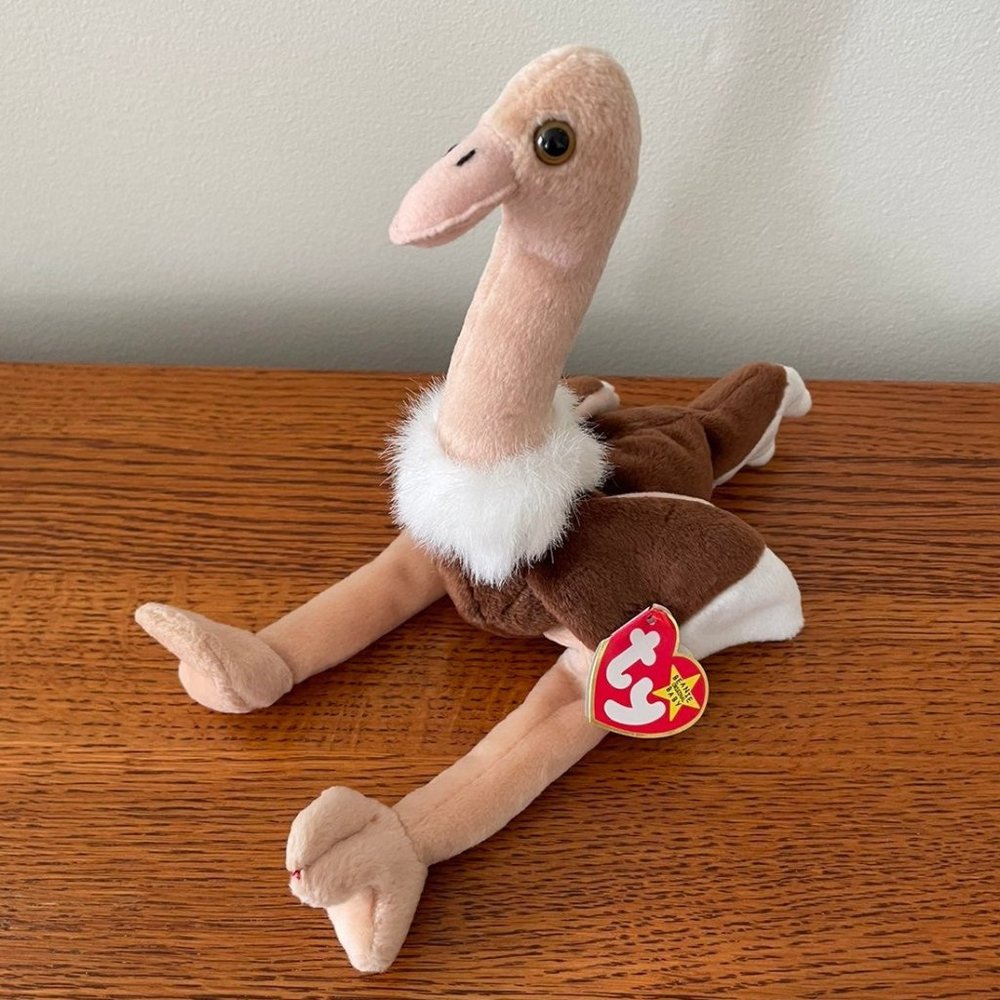 Ty Beanie Babies Stretch The Ostrich